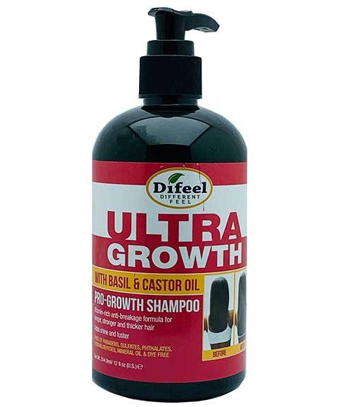 Difeel Ultra Growth Pro Growth Shampoo With Basil