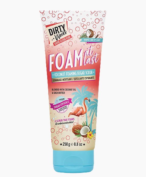 Dirty Works  Foam At Last Coconut Foaming Sugar Scrub