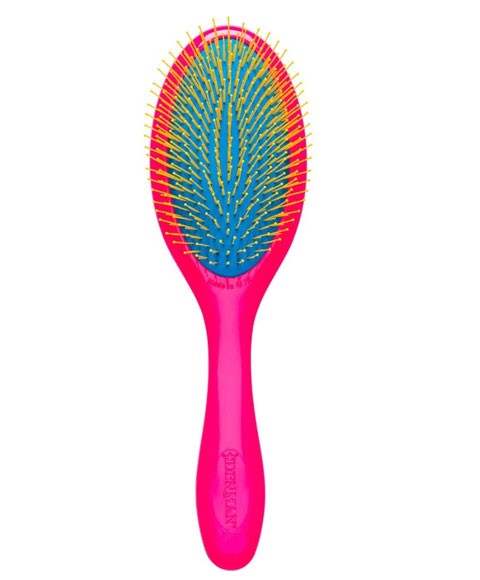 Denman Tangle Tamer Gentle Brush Pink