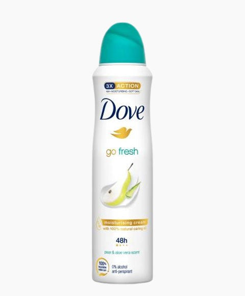 Dove Go Fresh Pear And Aloe Vera 48H Anti Perspirant Spray