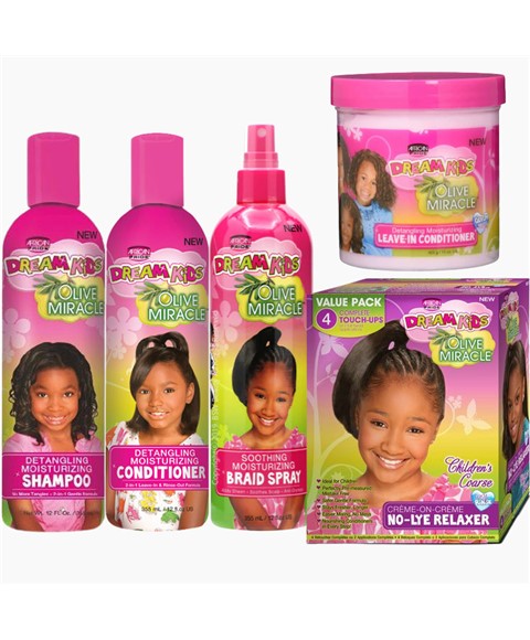 African Pride Dream Kids Detangling Value Pack Bundle