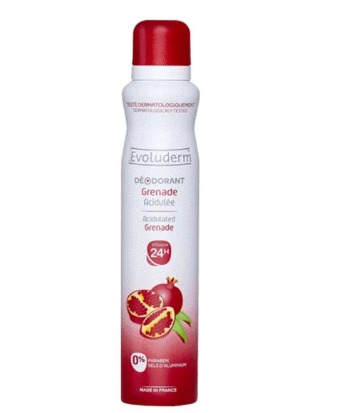 Evoluderm Acidulated Grenade 24H Deodorant Spray