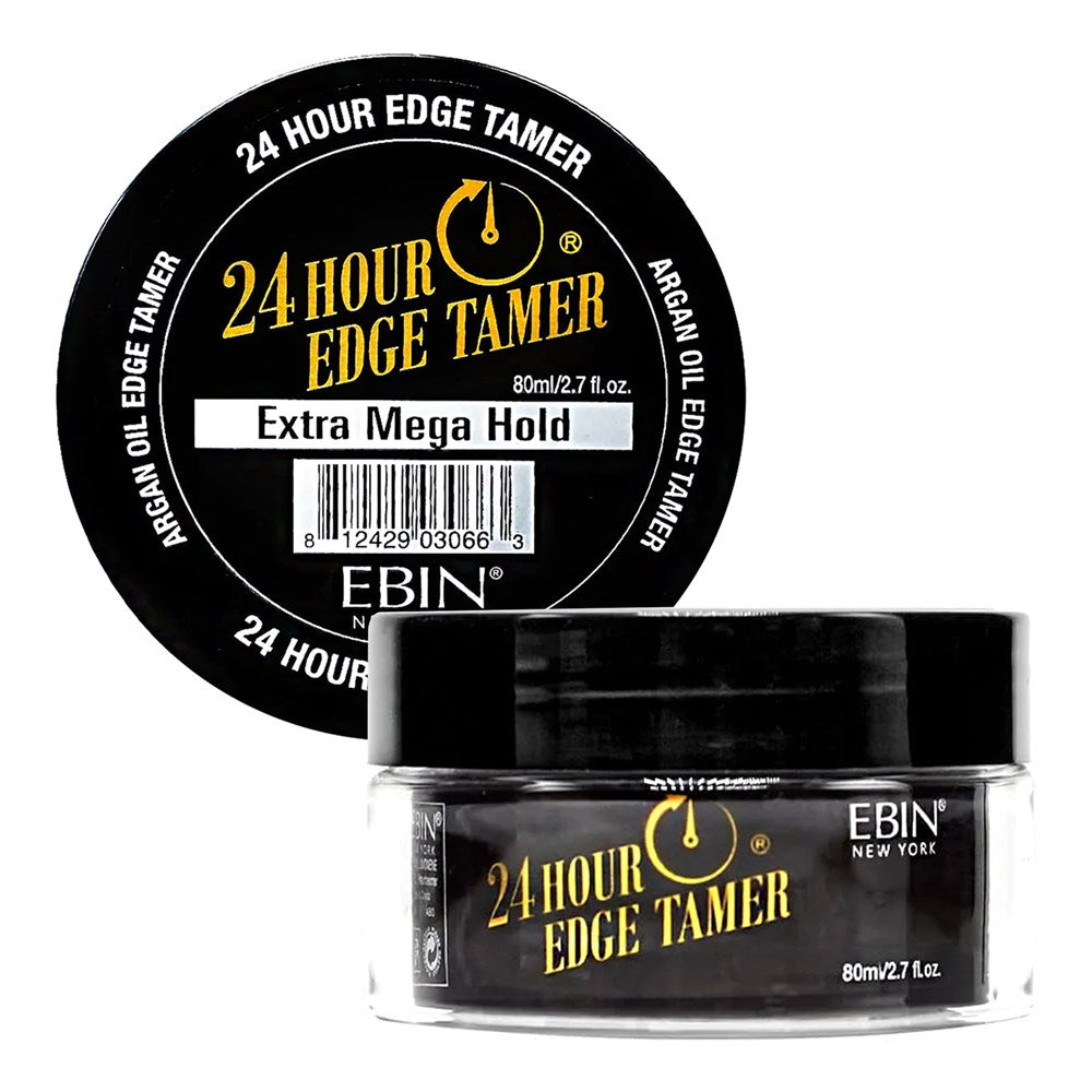 EBIN 24 Hour Argan Oil Extra Mega Hold Edge Tamer 80ml, 120ml / 250ml