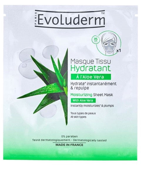 Evoluderm Moisturizing Sheet Mask With Aloe Vera