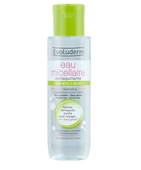 Evoluderm Micellar Cleansing Water For Combination To Oily Skins