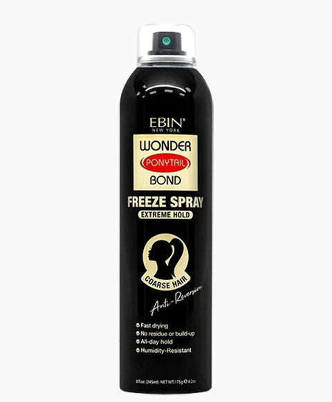 EBIN New York Wonder Ponytails Bond Freeze Spray Extreme Hold