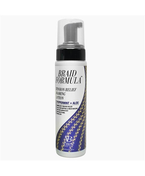 EBIN New York Braid Formula Tension Relief Foaming Lotion With Peppermint And Aloe