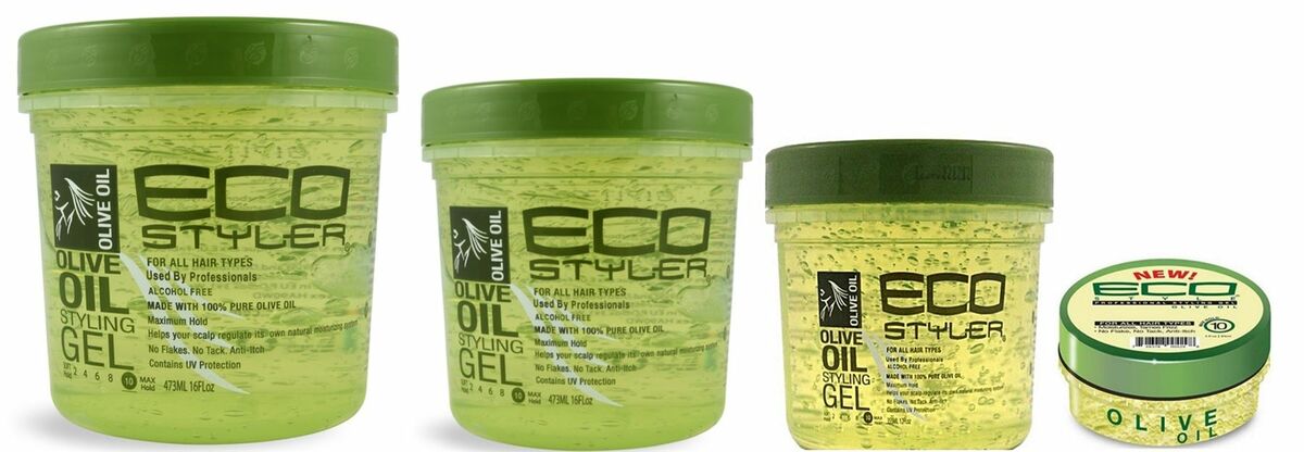 ECO Style Professional Styling Gel Olive Oil Max Hold Alcohol - All Sizes