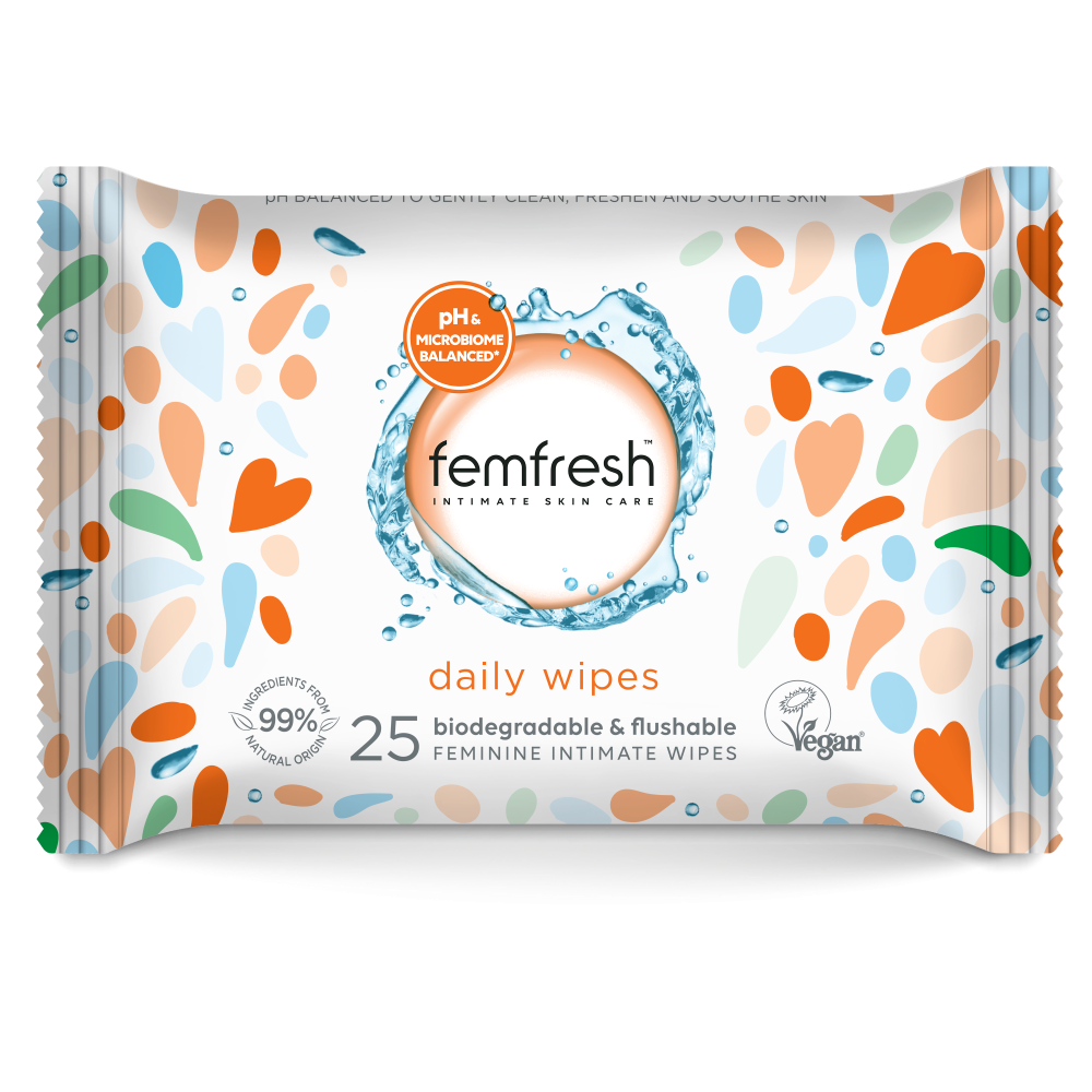 Fem Fresh Intimate Skin Care 25 Daily Wipes