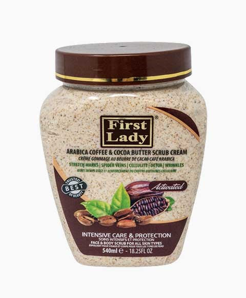 Firstlady  Arabica Coffee And Cocoa Butter Scrub Cream