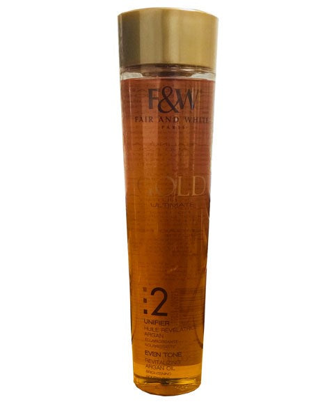 Fair And White Gold Ultimate 2 Unifier Even Tone Revitalizing Argan Oil