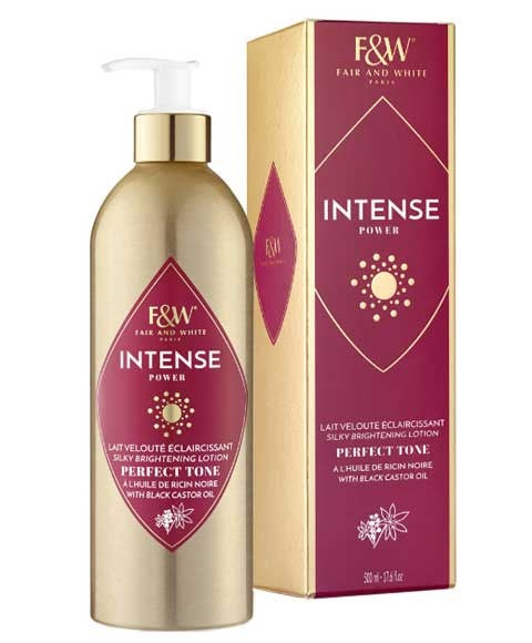 Fair And White Intense Power Silky Brightening Lotion With Black Castor Oil