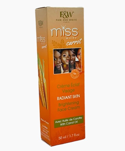 Fair And White Miss White Carrot Radiant Skin Face Cream