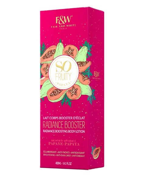 Fair And White So Fruity Papaya Radiance Boosting Body Lotion