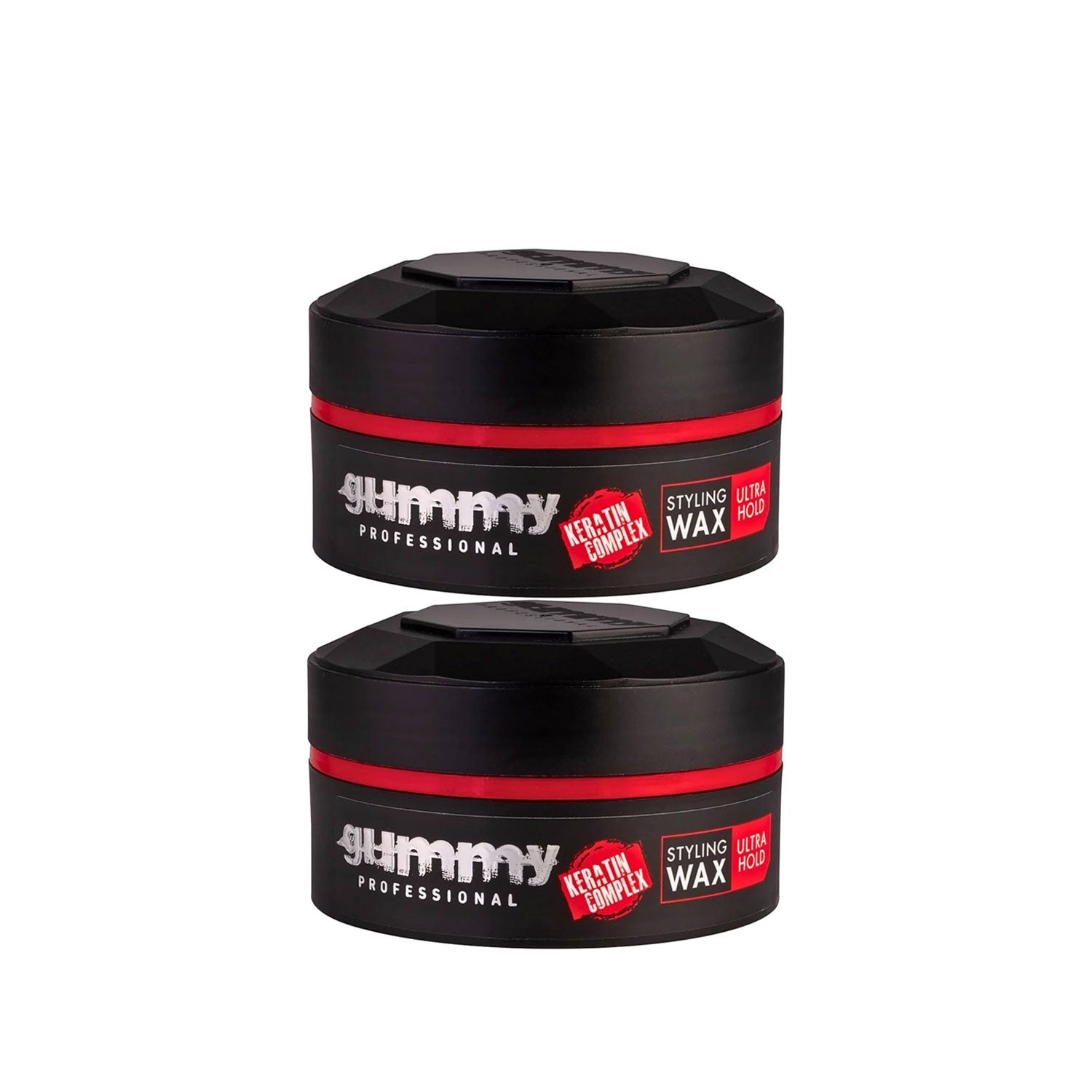 2x Gummy Hair Gel Ultra Hold Wax Professional Styling Gel - 150ml