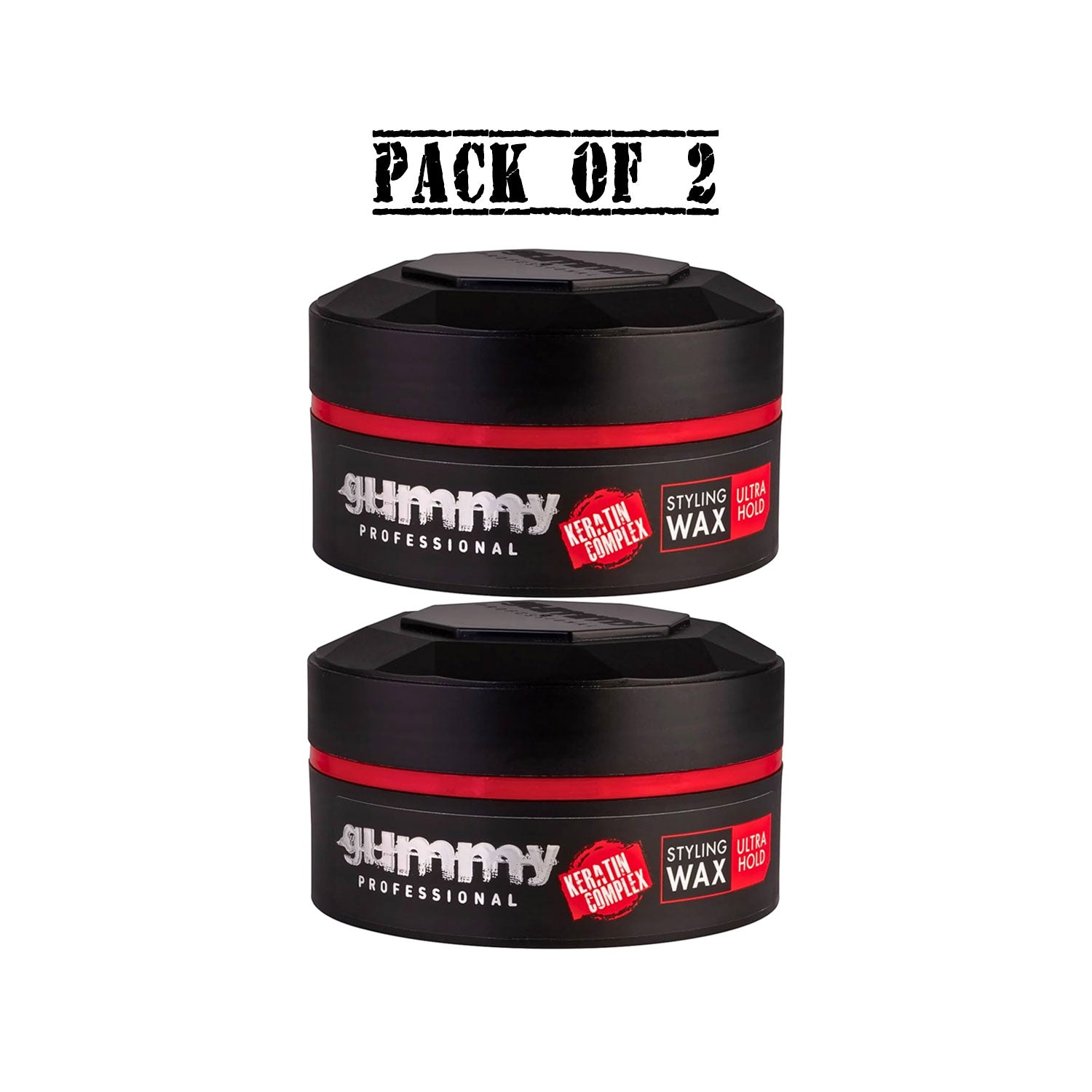 Gummy Hair Styling Wax 150ml Ultra Hold Professional Gel - Choose Pack Size