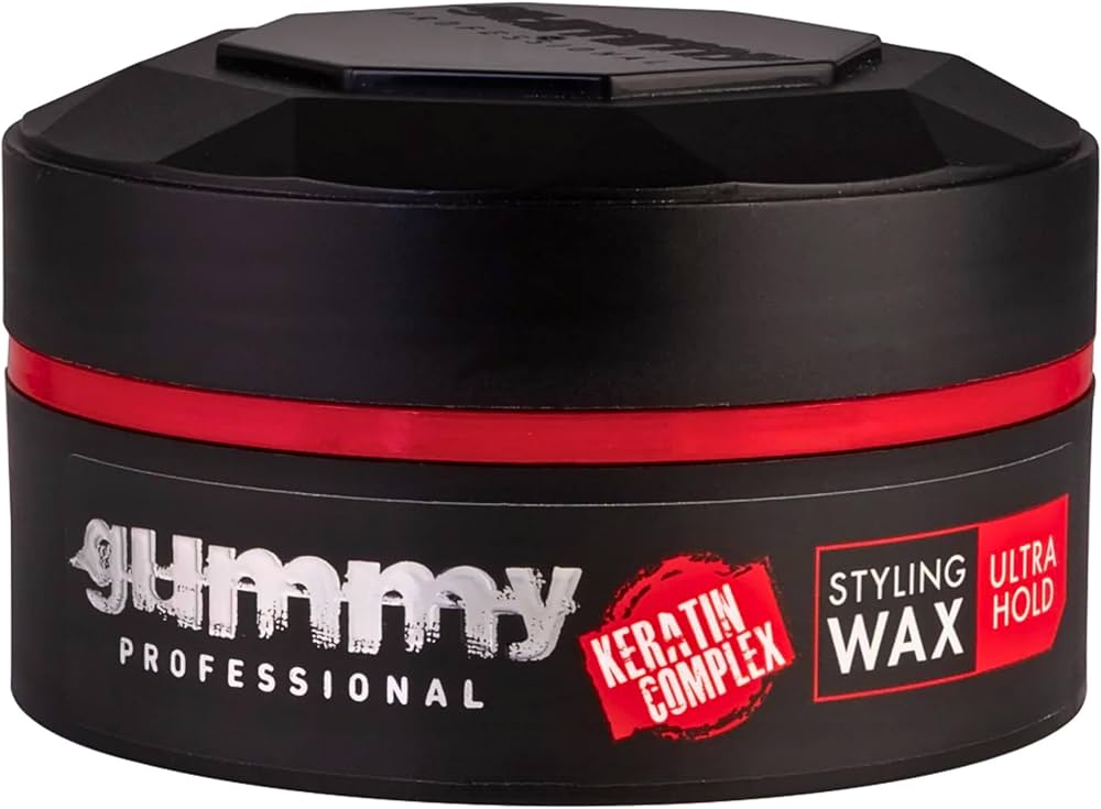 Gummy Hair Gel Wax Ultra Hold Professional Styling Gel - 150ml 5Pack Red