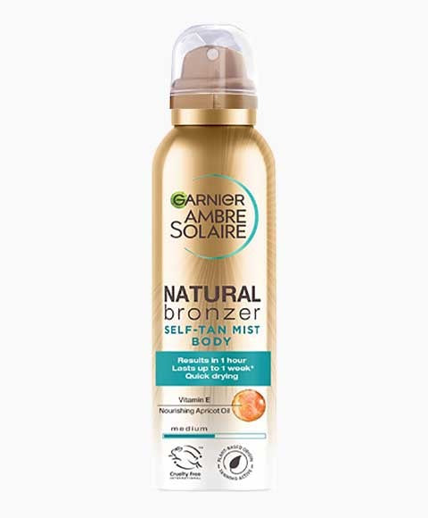 Garnier Ambre Solaire Natural Bronzer Self Tan Body Mist Medium