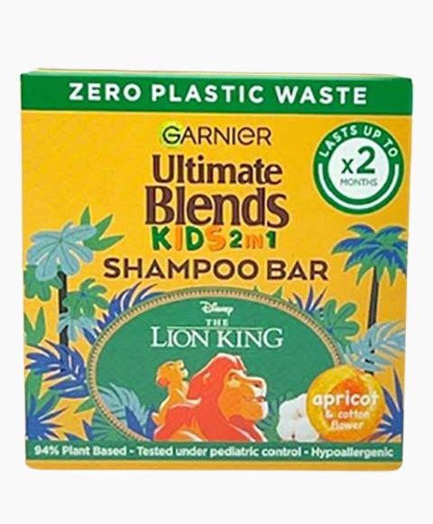 Garnier Ultimate Blends Kids 2In1 Apricot And Cotton Flower Shampoo Bar