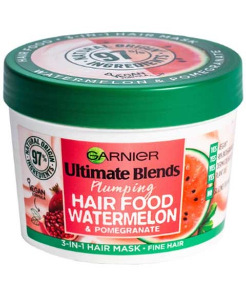 Garnier  Ultimate Blends Plumping Watermelon Hair Food 3In1 Mask