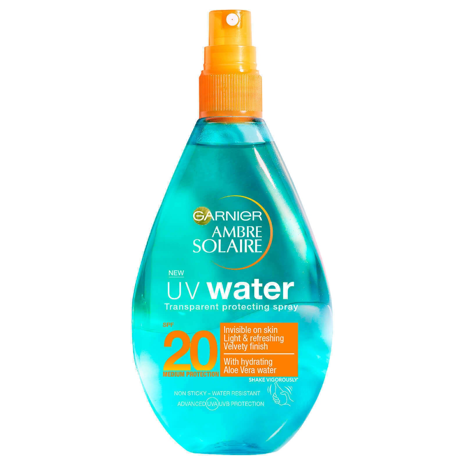 Garnier Ambre Solaire UV Water Sun Protection Spray SPF20 - 150ml