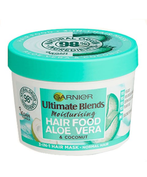 Garnier Ultimate Blends Moisturising Hair Food Aloe Vera 3In1 Hair Mask 