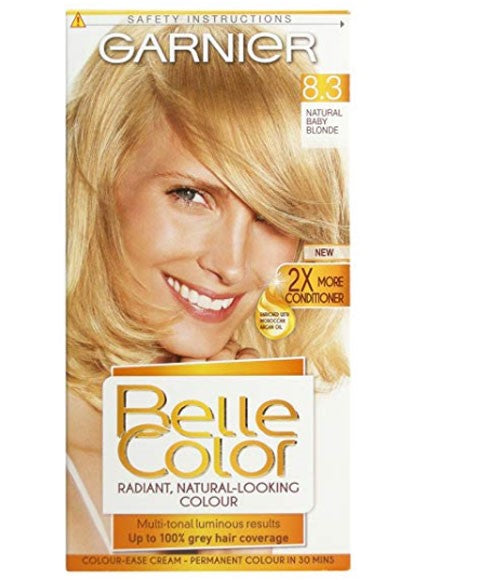 Garnier Belle Color Permanent 8.3 Creme Natural Baby Blonde 