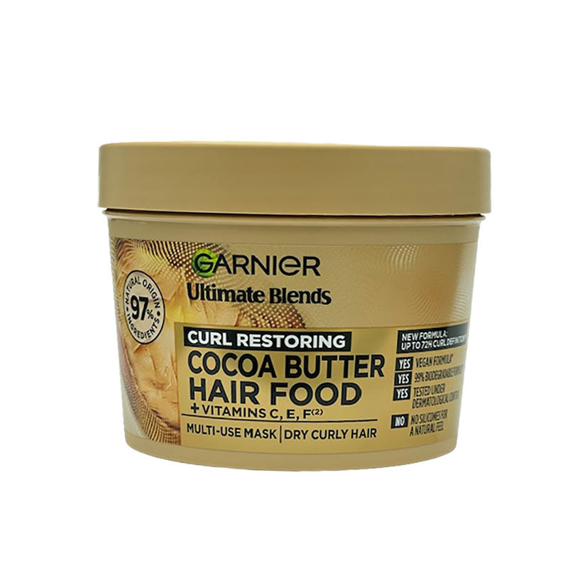 Garnier Ultimate Blends Curl Restoring Cocoa Butter And Jojoba Oil Hair Food