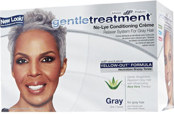 Johnson Products Gentle Treatment No Lye Conditioning Creme Relaxer For Gray Hair