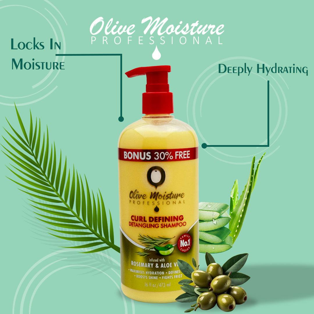 Olive Moisture Professional Curl Defining Detangling Shampoo - 473ml