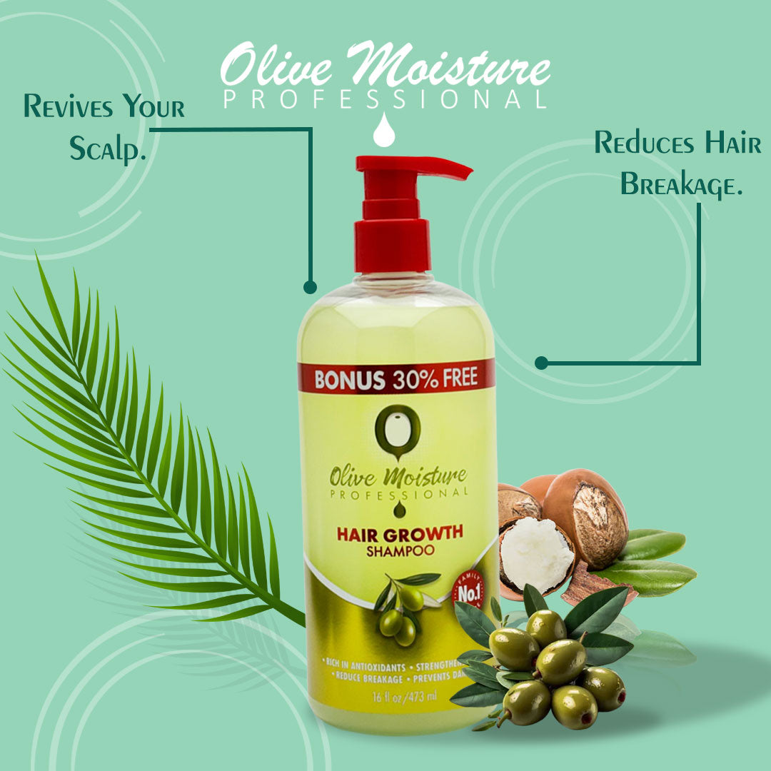 Olive Moisture Professional Hair Growth Shampoo - 473ml