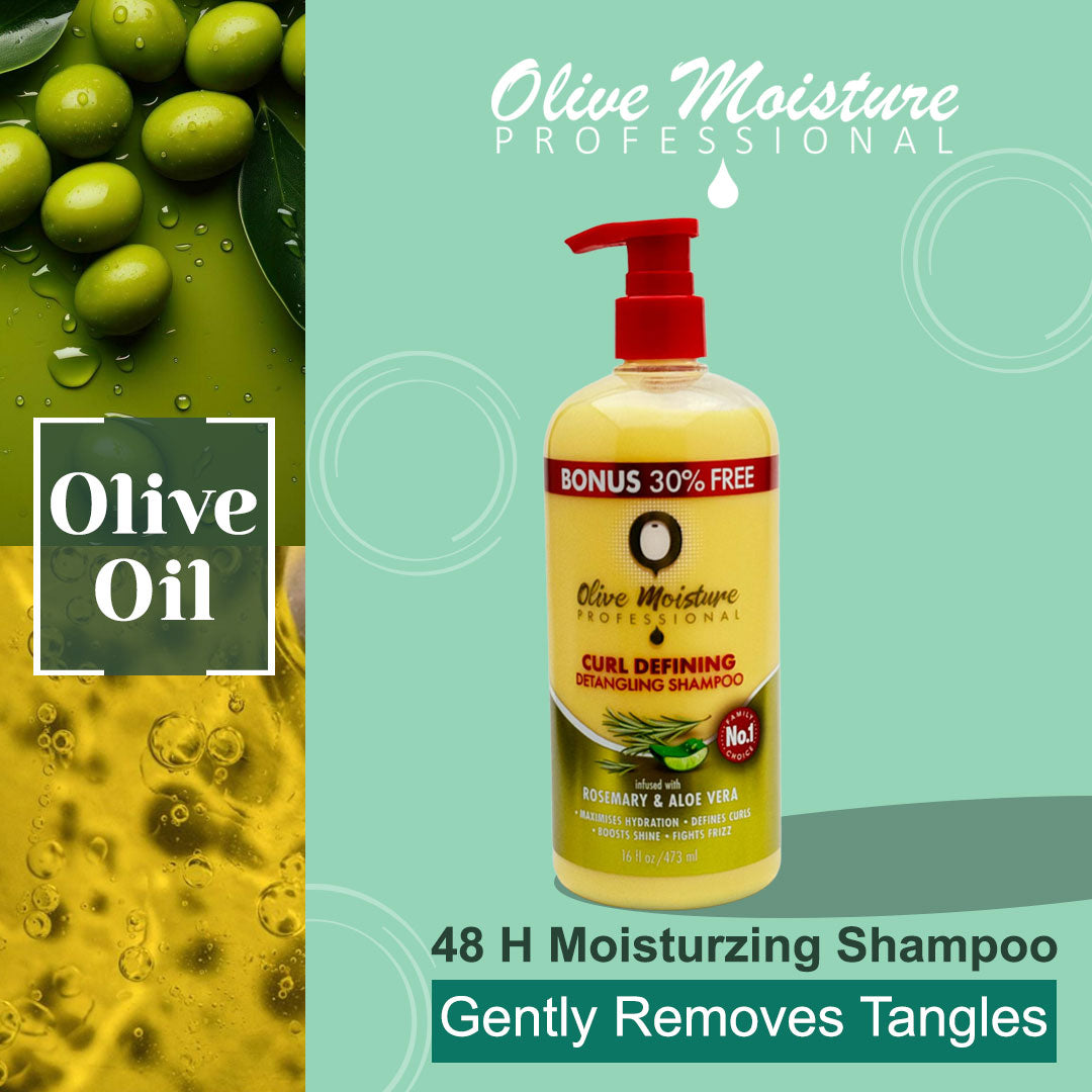 Olive Moisture Professional Curl Defining Detangling Shampoo - 473ml