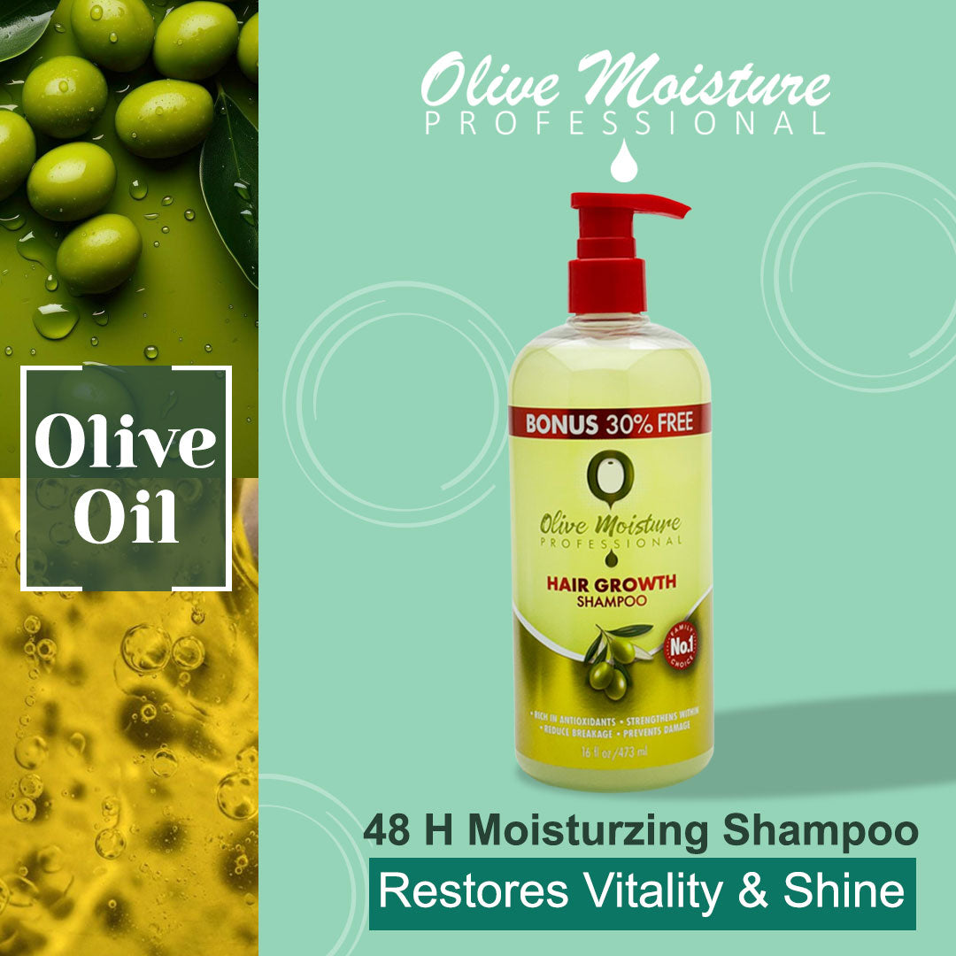 Olive Moisture Professional Hair Growth Shampoo - 473ml