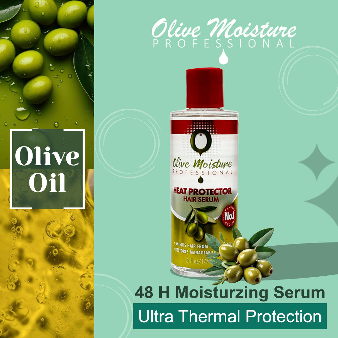 Olive Moisture Professional Heat Protector Hair Serum - 177ml