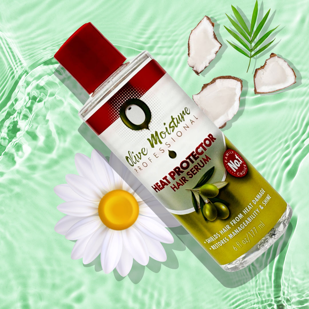 Olive Moisture Professional Heat Protector Hair Serum - 177ml