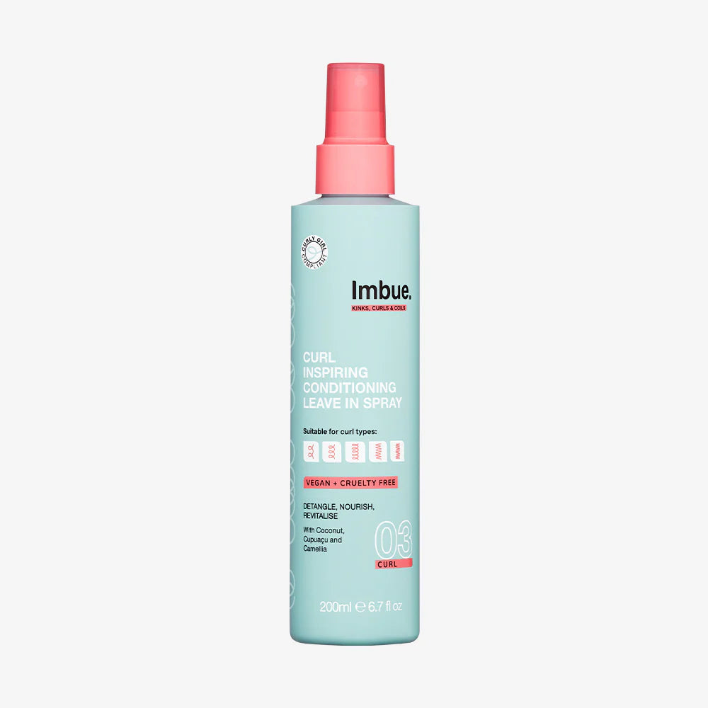 Imbue Curl Inspiring Conditioning Leave In Spray - Vegan & Curly Girl 200ml