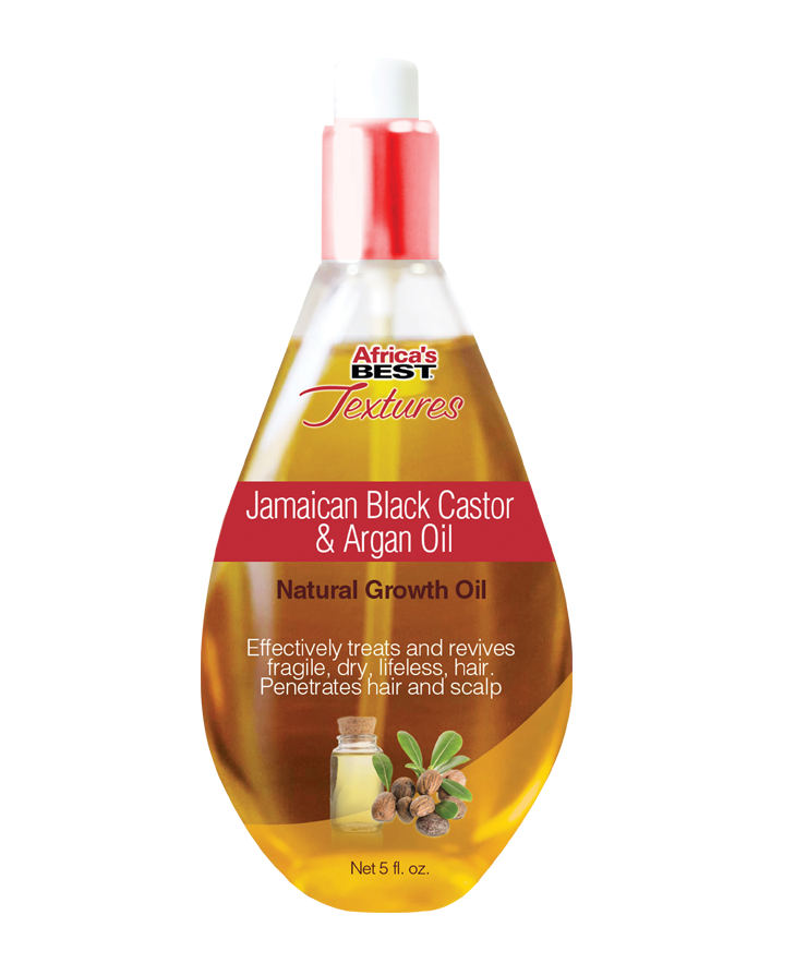 Africa's Best Textures Jamaican Black Castor and Argan Natural Growth Oil 148ml