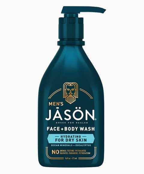 Jason Mens Dry Skin Hydrating 2 In 1 Body Wash