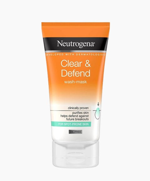 Johnson and Johnson Neutrogena Clear And Defend Wash Mask