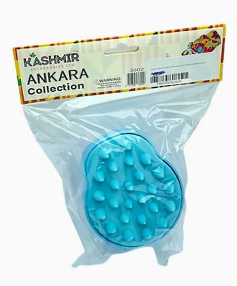 Kashmir Ankara Collection Silicone Massage Shampoo Brush 3002