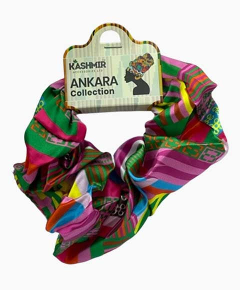 Kashmir Ankara Collection Satin Scrunchies 5025 Mix