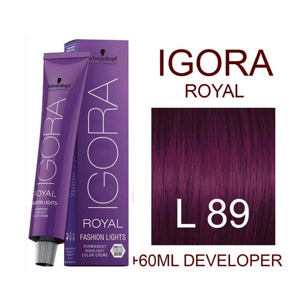 Schwarzkopf Igora Royal Fashion Lights Permanent Highlight Color Creme 60ml