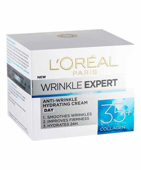 LOreal  Wrinkle Expert Anti Wrinkle Hydrating Day Cream 35 Collagen