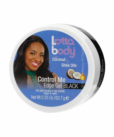 Lottabody Coconut And Shea Oils Control Me Edge Gel Black