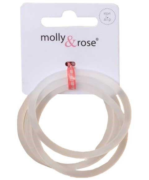 Molly And Rose Silicone Clear Elastics Bands 5884