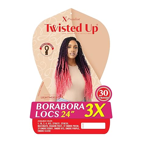 X Pression  Twisted Up 3X Borabora Locs