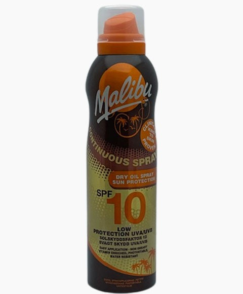 Malibu  Continuous Spray Dry Oil Spray Sun Protection SPF10