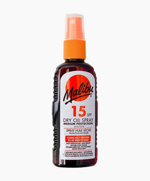 Malibu  Dry Oil Spray With SPF15