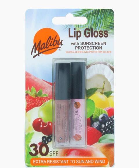 Malibu  Sunscreen Lip Gloss Duo SPF30