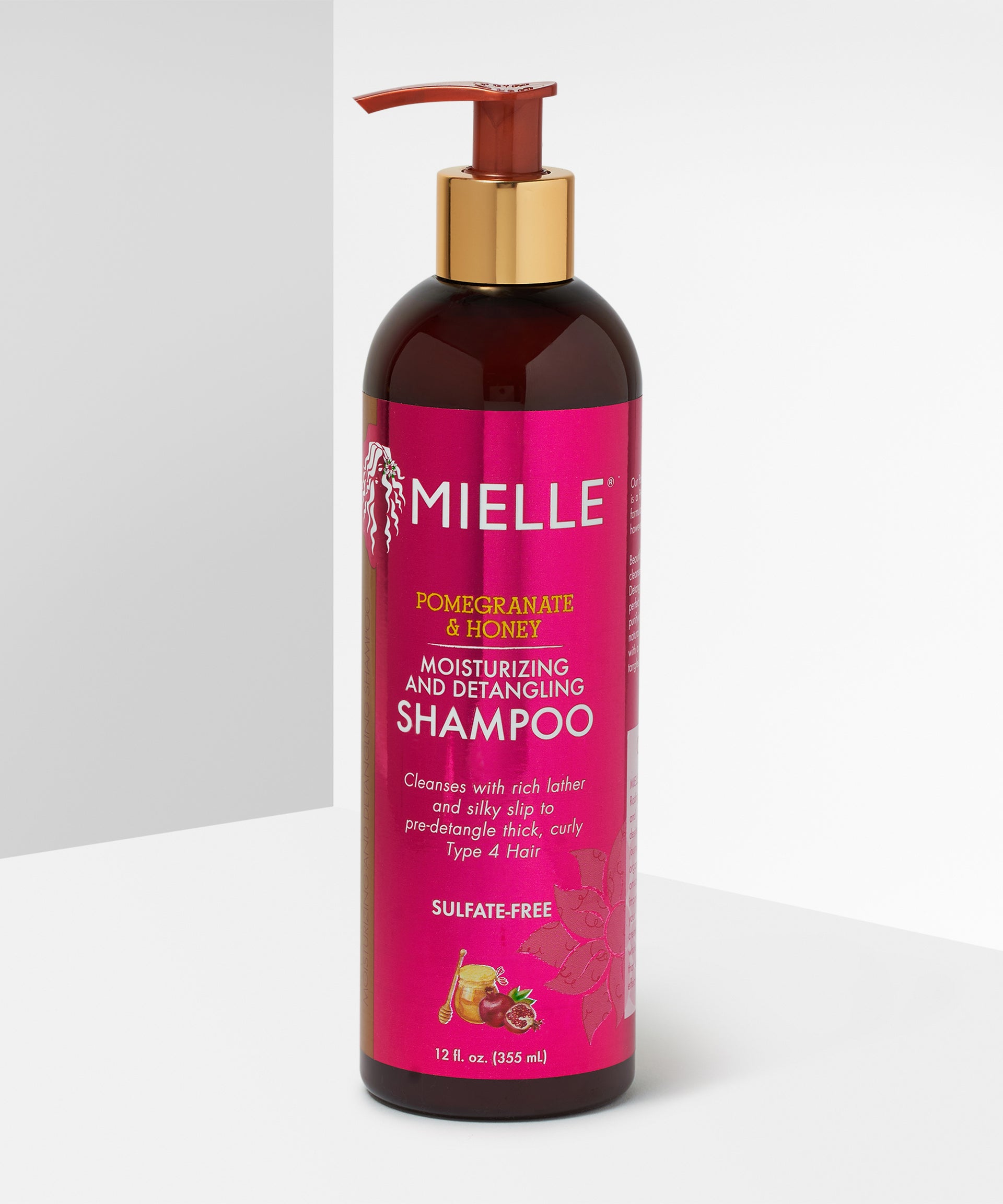 Mielle Organics Pomegranate & Honey Moisturizing And Detangling Shampoo - 355ml